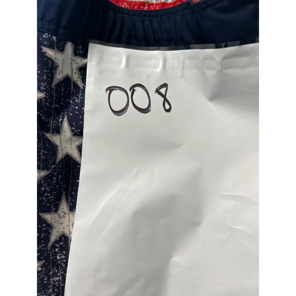 Red Head Brand‎ Co Mens Board Shorts American Flag Print Swim Trunks Size XL